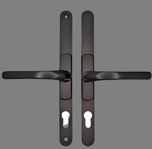 Retrofit Adjustable Door Handle for Multipoint Locks