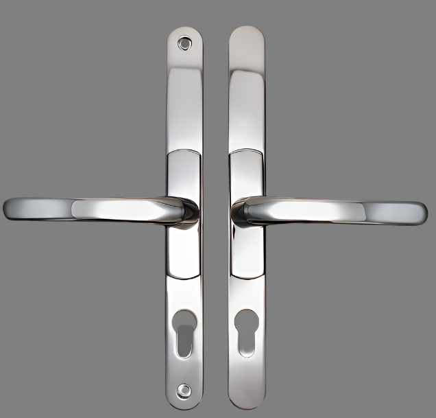 Retrofit Adjustable Door Handle for Multipoint Locks