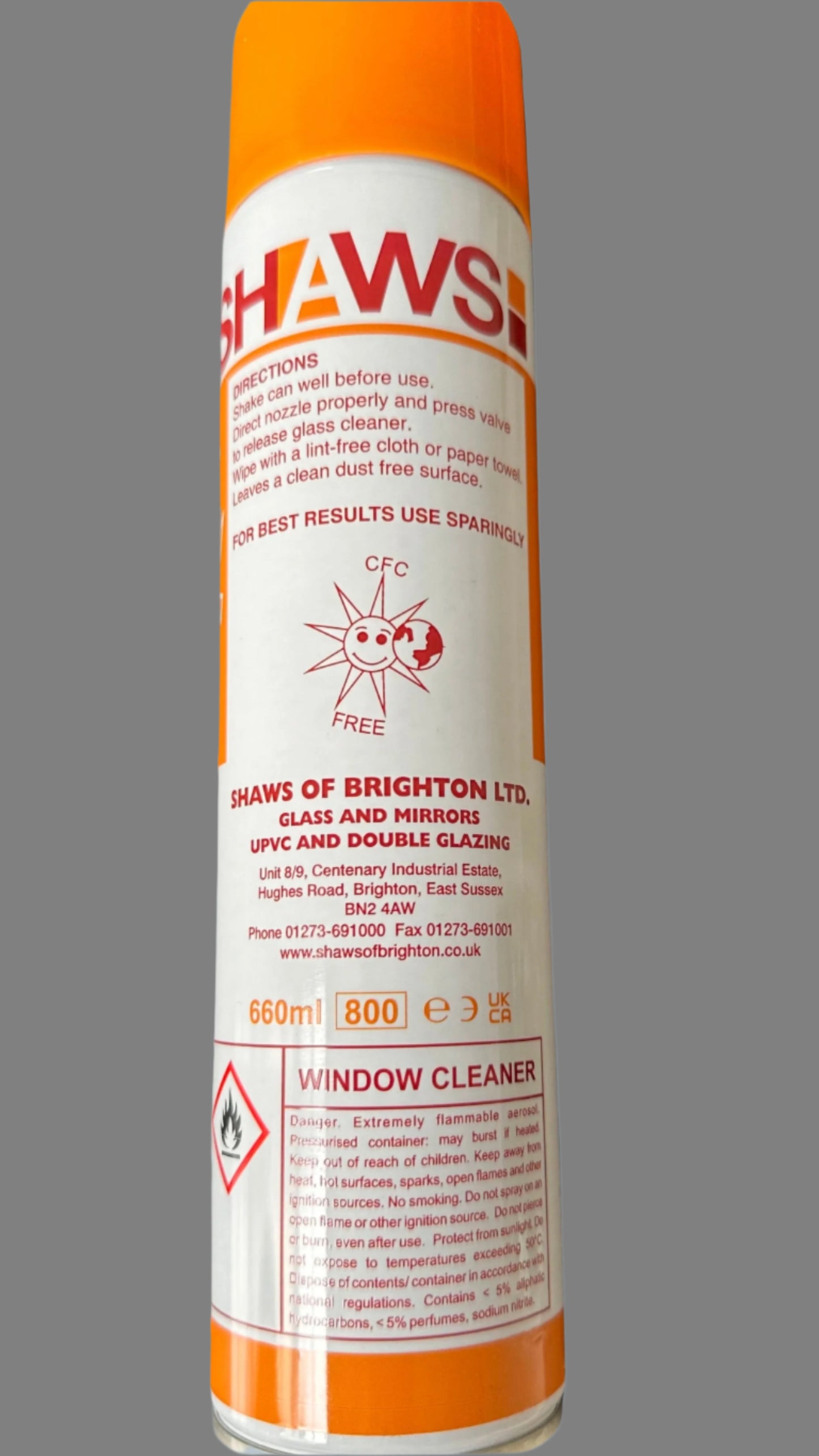 Shaws Glass Cleaner
